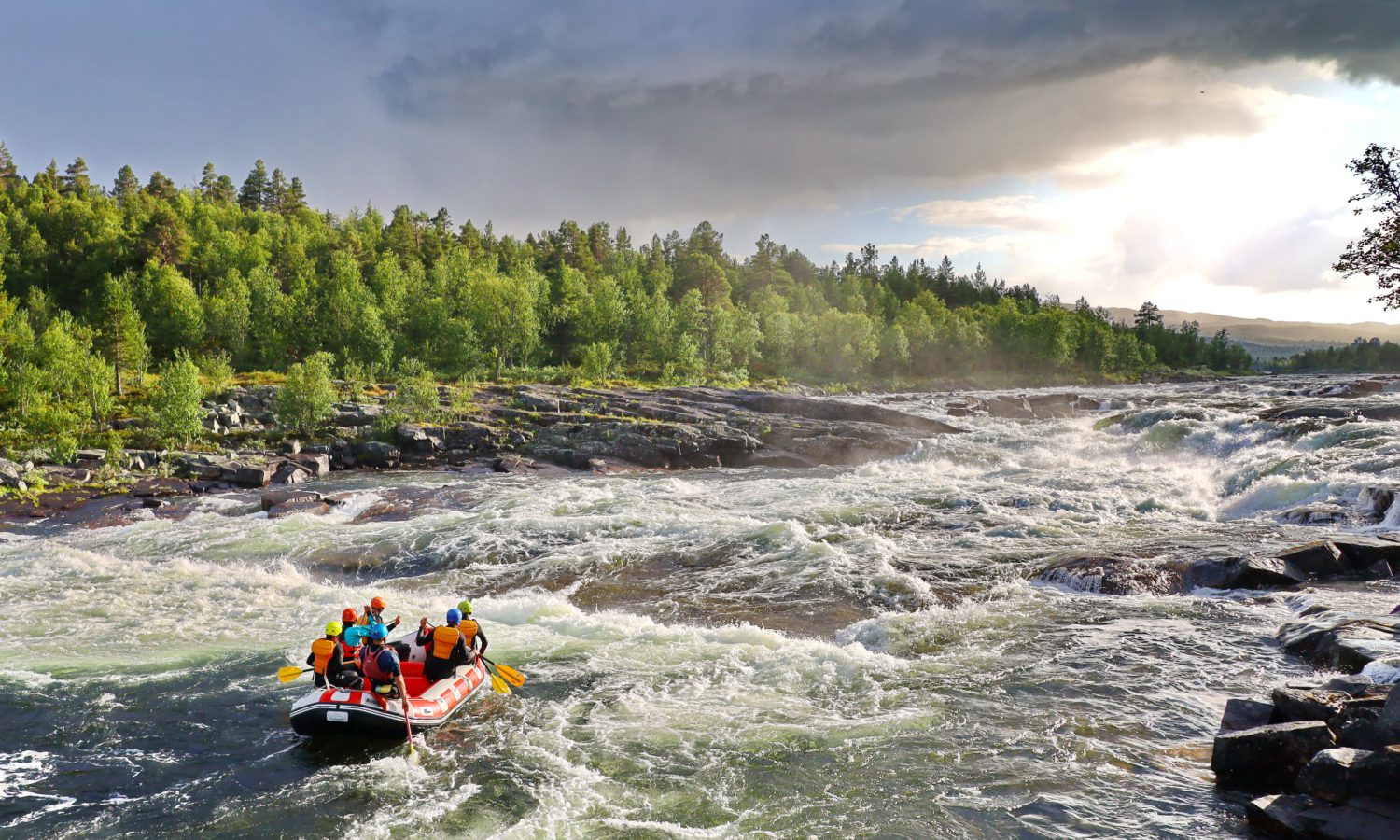 Rafting på Dagali, Numedalslågen